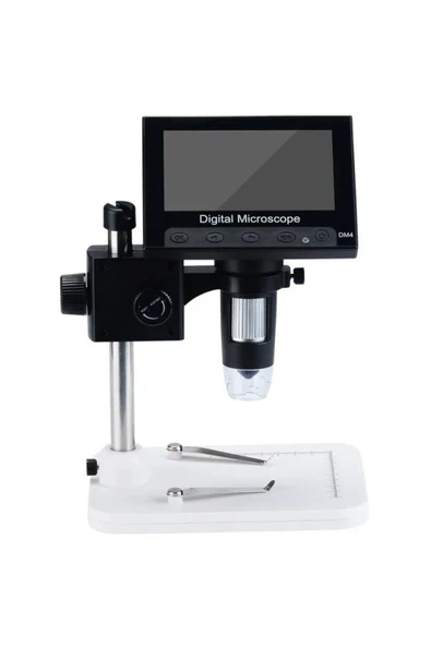 Nikula 1000x 2.0mp Usb Dijital Elektronik Mikroskop 8 Lcd Ekran Vga Büyüteç Dm4-s ürün görseli 1