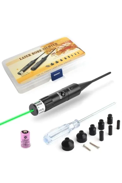 Bosile sıfırlama kapsamı için. Lazer işaretleyici ila 12GA kalibre için kırmızı 177 Kit kolimatör 12 adapt ürün görseli 1