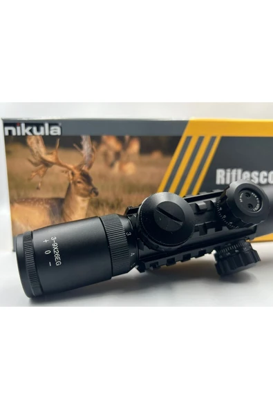 Nikula 3-9x26 Çift Işıklı Zoomlu Dürbünü - Resim 2