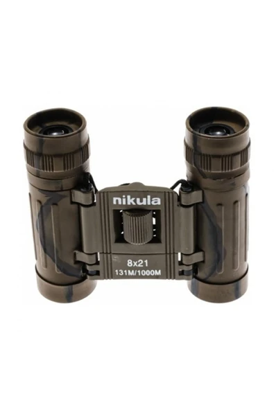 Nikula 8X21 Nikula Dürbün Kamuflaj  Av Dürbünü 131M/1000M Kauçuk Kaplama ürün görseli 1