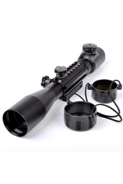 kartalshopping Nikula 3-9x32 Zoomlu Av Tüfeği Dürbünü Çift Işık Kaynaklı Kızaklı ürün görseli 1