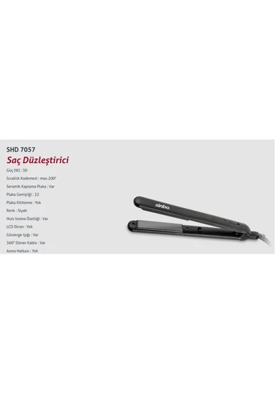 Sinbo SHD-7057 SAÇ DÜZLEŞTİRİCİ - Resim 5