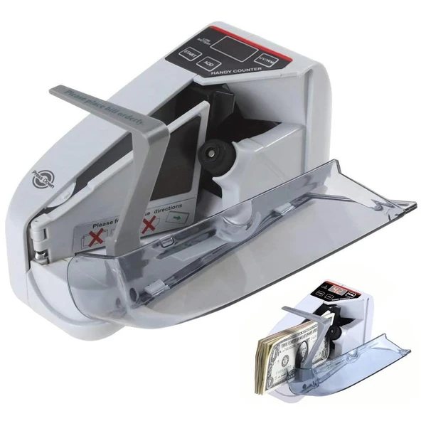Ayt Powermaster Pm-27184 Taşınabilir DC 5V Mini Uv Işık Para Sayma ve Kontrol Makinesi Sah te Para Ayırabilen ürün görseli 1