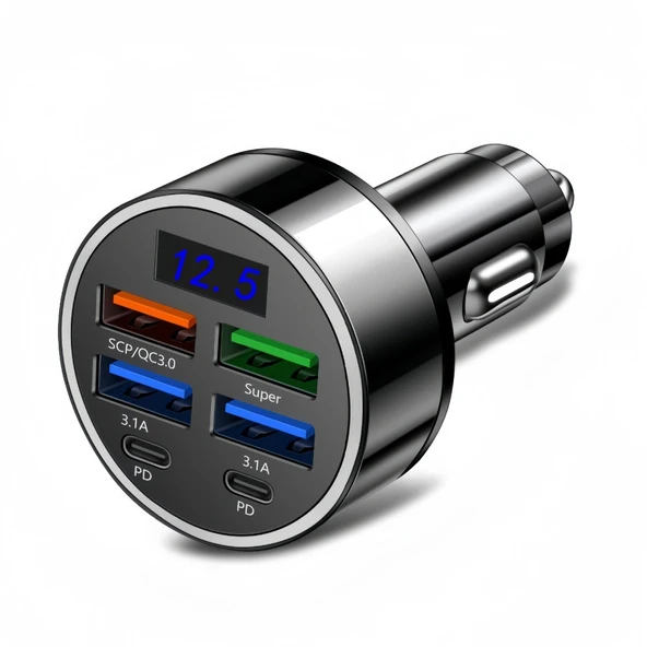 Type-c çakmak soketi + usb / ICCA113 ürün görseli 1