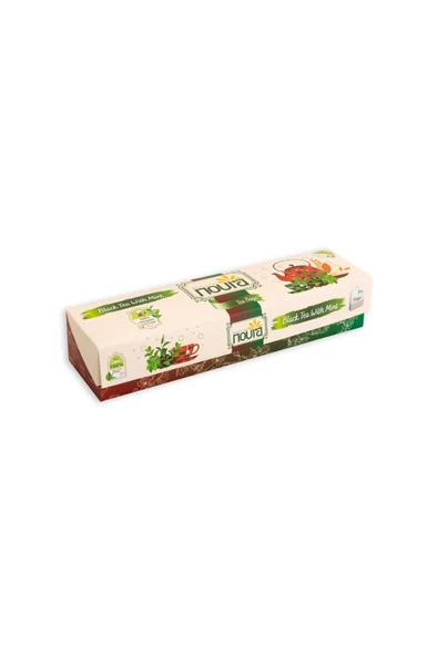 Noura Natural Bardak Poşet Naneli Siyah Çay 25 Adet ürün görseli 1