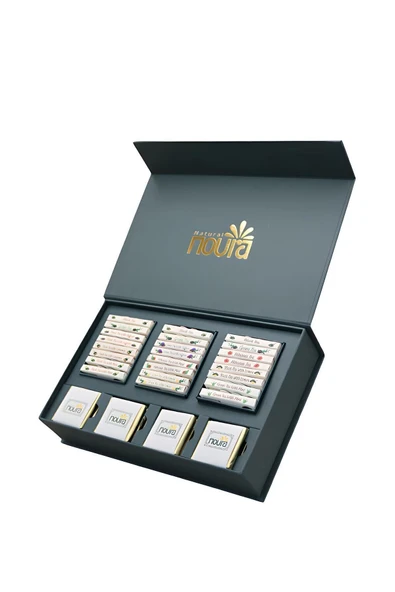 Noura Natural Hediyelik 24’lü Çay Ve Madlen 24’lü Çikolata Kutusu ürün görseli 1