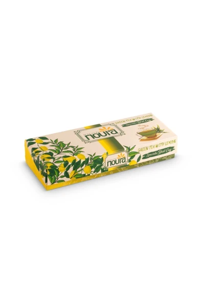 Noura Natural Bardak Poşet Limonlu Yeşil Çay 10'lu ürün görseli 1