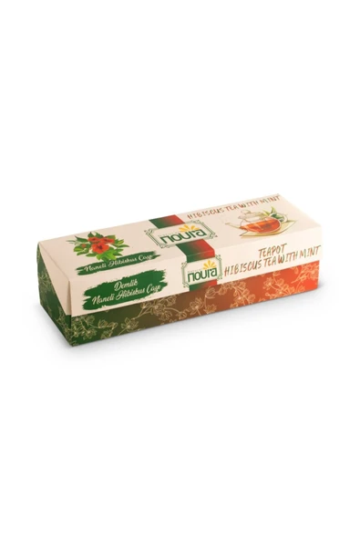Noura Natural Demlik Poşet Naneli Hibiskus Çayı 22 Adet ürün görseli 1