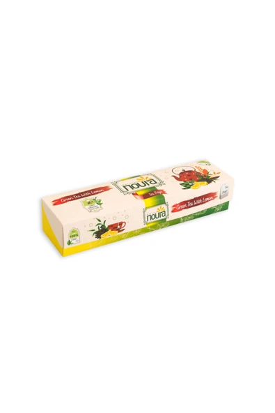 Noura Natural Bardak Poşet Limonlu Yeşil Çay 25 Adet ürün görseli 1