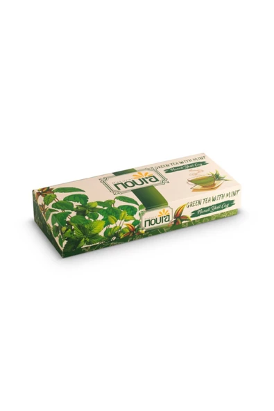 Noura Natural Bardak Poşet Naneli Yeşil Çay 10'lu ürün görseli 1