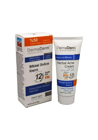 DERMADERM BİTKİSEL SİYAH NOKTA SİVİLCE KREMİ 100 G ürün görseli 1