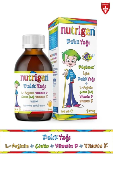 Nutrigen Portakal Aromalı Balık Yağı Şurubu 200 ml ürün görseli 1