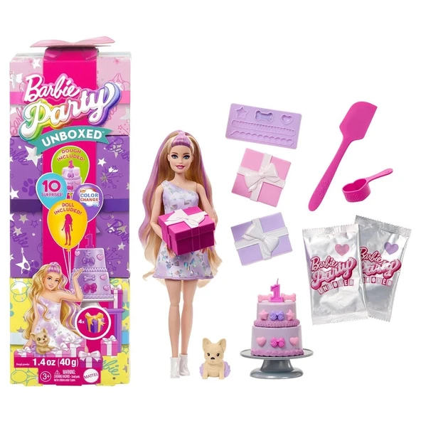 JFG68 Barbie Party Unboxed Köpeğimin Doğum Günü Serisi ürün görseli 1