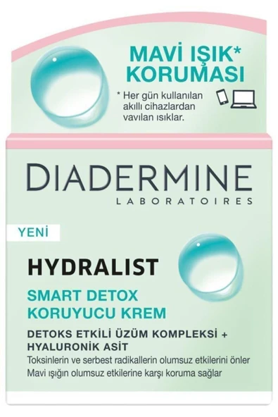 DİADERMİNE HYDRALİST SMART DETOX KORUYUCU KREM 50ML ürün görseli 1