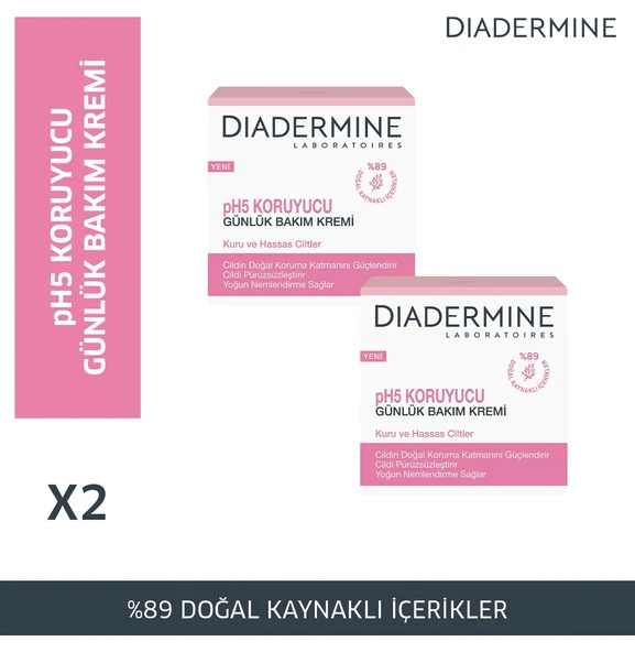 DİADERMİNE ESSENTİAL CARE KORUYUCU NEMLENDİRİCİ BAKIM KREMİ X 2 ADET ürün görseli 1