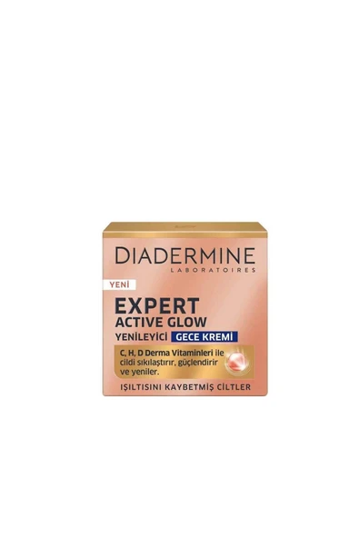 DİADERMİNE EXPERT ACTİVE GLOW YENİLEYİCİ GECE KREMİ 50 ML ürün görseli 1