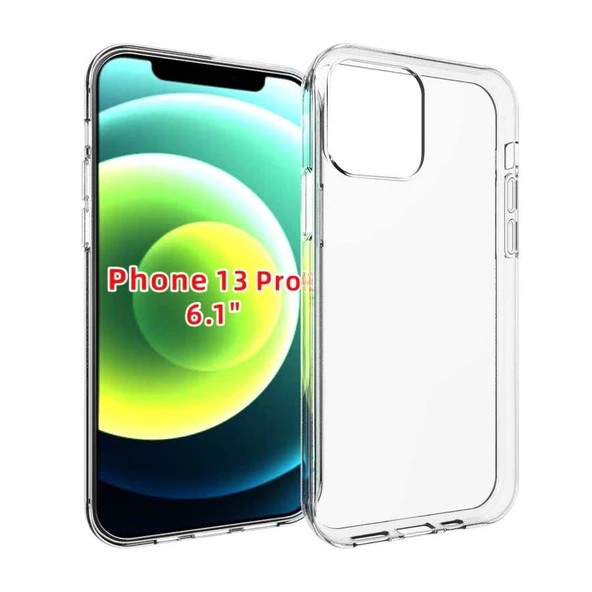 Gpack Apple iPhone 13 Pro Kılıf Süper Silikon   Nano Glass ürün görseli 1