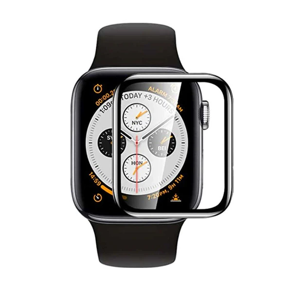 Gpack Apple Watch 7 41mm Full Yapışan ppma Ekran Koruyucu Siyah ürün görseli 1