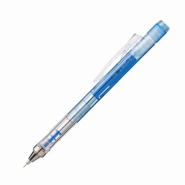 Tombow Mono Graph 0.5mm Mekanik Kurşun Kalem - CLEAR Mavi ürün görseli 1