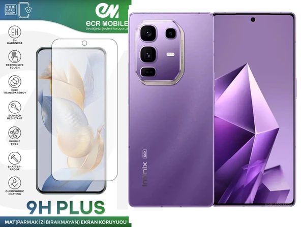 Infinix Note 50 Pro Plus Ekran Koruyucu MAT Parmak İzi Bırakmayan Uyumlu Esnek Nano Kırılmayan ürün görseli 1