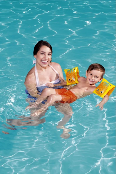 Şişme Deniz Havuz Kolluk 3-6 Yaş Meyve Desenli Çocuk Yüzme Kolluğu 19-30 Kg ürün görseli 1