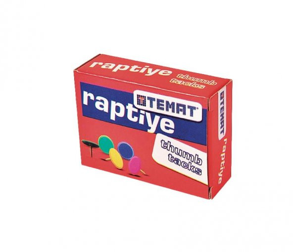 Raptiye Renkli Temat Renkli Raptiye Karışık 1 Paket ürün görseli 1