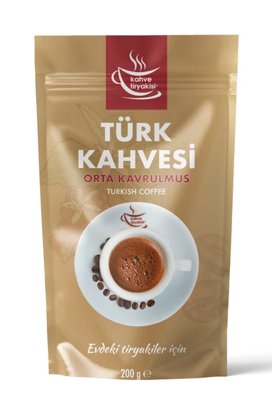 Orta Kavrulmuş Türk Kahvesi 200 gr ürün görseli 1