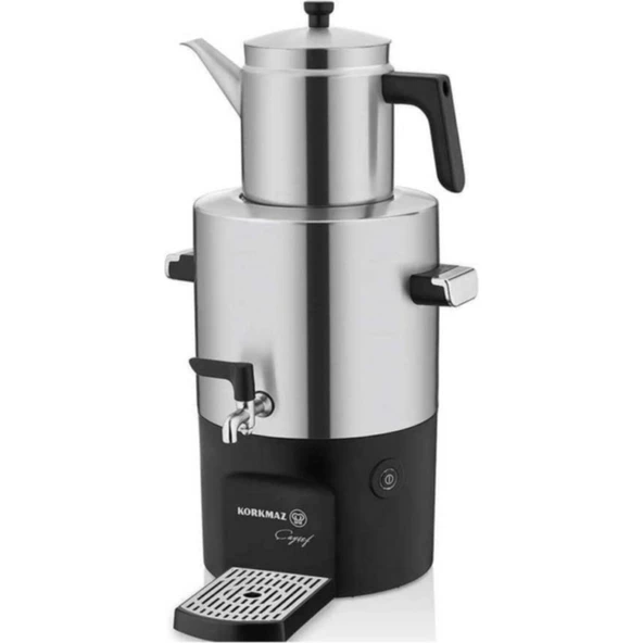 KORKMAZ A841 ÇAYŞEF INOX/MAT SEMAVER ürün görseli 1