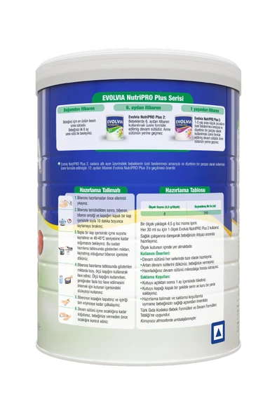Evolvia NutriPRO Plus 2 Devam Sütü 1000 gr x 3 Adet - Resim 5