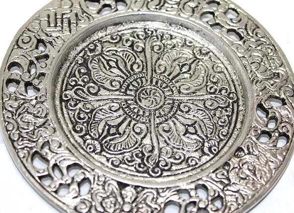 Metal Yuvarlak Tütsülük Model 8 - Resim 2