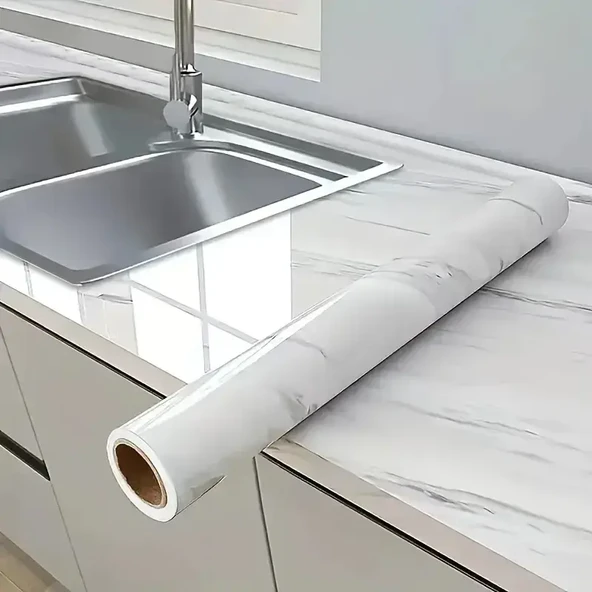 Mermer Desenli Kaplama Kağıdı 5 Metre ürün görseli 1