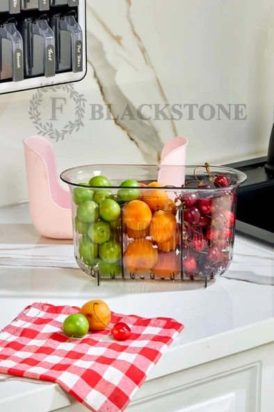 Fblackstone Sakura Süzgeçli Mutfak Düzenleme Ve Saklama Aparatı ürün görseli 1
