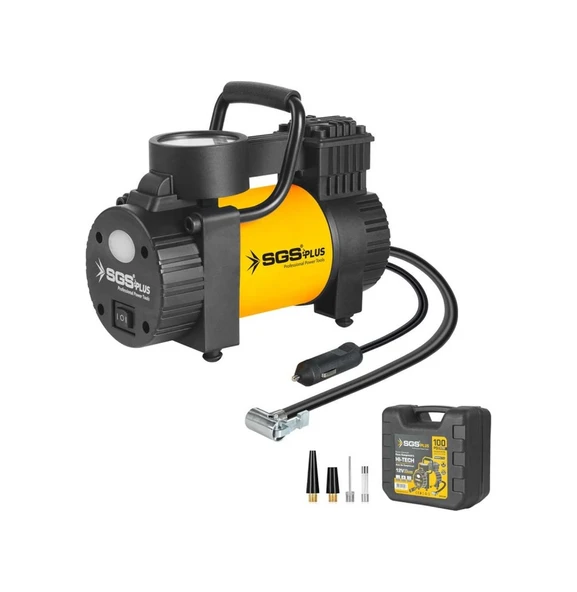 Sgs SGS5390 12V 100 Psı Basınç Göstergeli Araç Hava Komprsörü ürün görseli 1