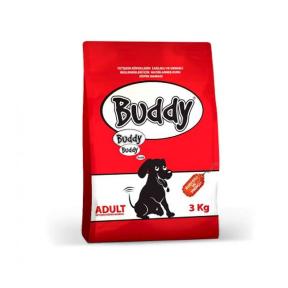 Buddy Kuzu Etli ve Pirinçli Yetişkin Köpek Maması 3 KG ürün görseli 1