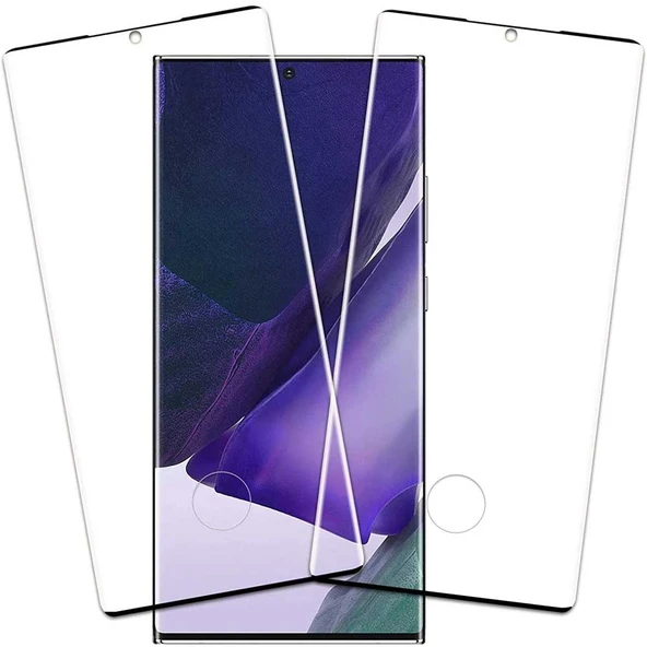 Samsung Galaxy Note 20 Uyumlu Kırılmaz Cam Ekran Koruyucu 2 li Set ürün görseli 1