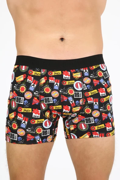 Five Pocket Fpb8001 Desenli Erkek Boxer ürün görseli 1