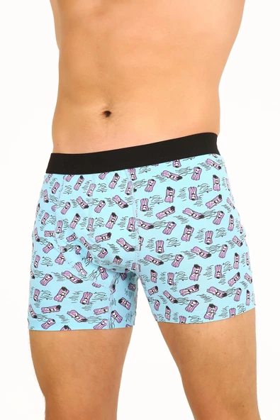 Five Pocket Fpb8001 Desenli Erkek Boxer ürün görseli 1