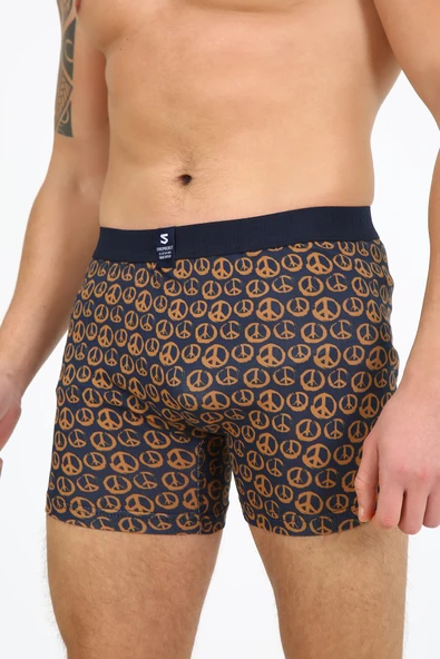 Five Pocket Fpb8001 Desenli Erkek Boxer ürün görseli 1