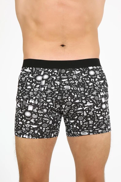 Five Pocket Fpb8001 Desenli Erkek Boxer ürün görseli 1