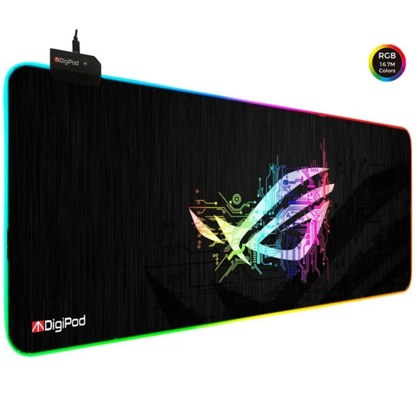 Digipod RGB Gaming Mousepad RGB Oyuncu MousePad 70x30 XL RGB Oyuncu Mousepad Kaymaz Taban 4mm ürün görseli 1