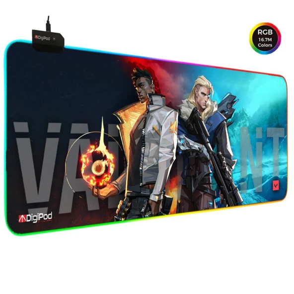 Digipod RGB Gaming Mousepad RGB Oyuncu MousePad 70x30 XL RGB Oyuncu Mousepad Kaymaz Taban 4mm ürün görseli 1