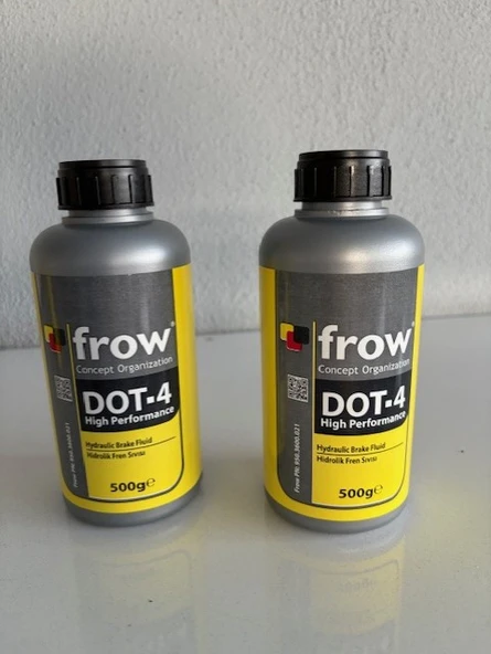 FROW DOT 4 FREN HİDROLİK YAĞI 500 ml  (2 li Set) ürün görseli 1