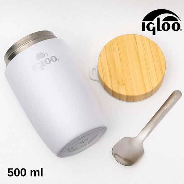 Igloo Bamboo Food Jar 500ml Yemek Termosu Matara ürün görseli 1