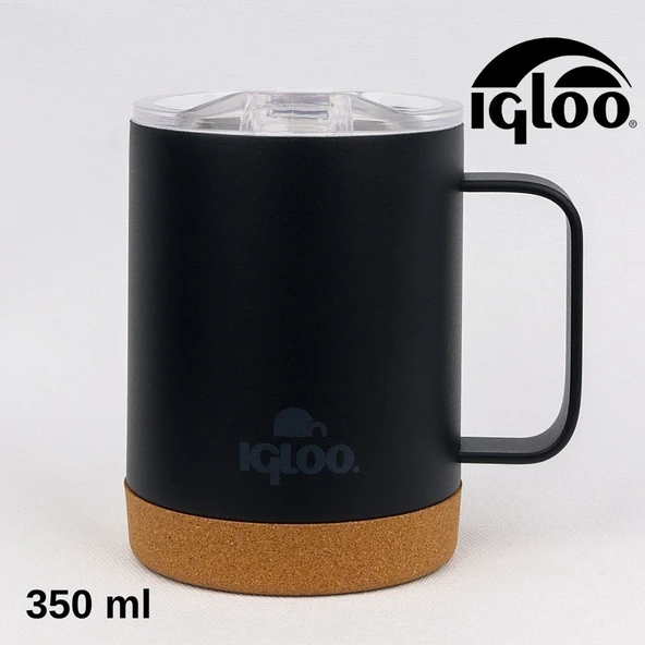 Igloo Cork Mug 350ml Termos Kupa Bardak Matara - Resim 6