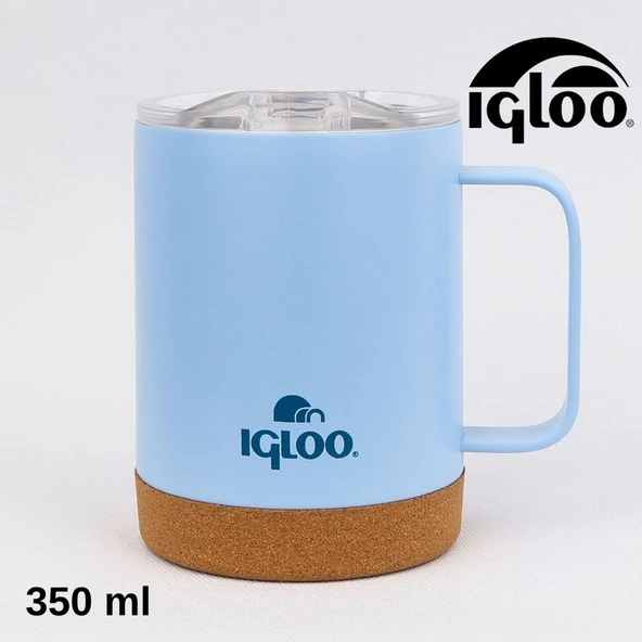 Igloo Cork Mug 350ml Termos Kupa Bardak Matara - Resim 7