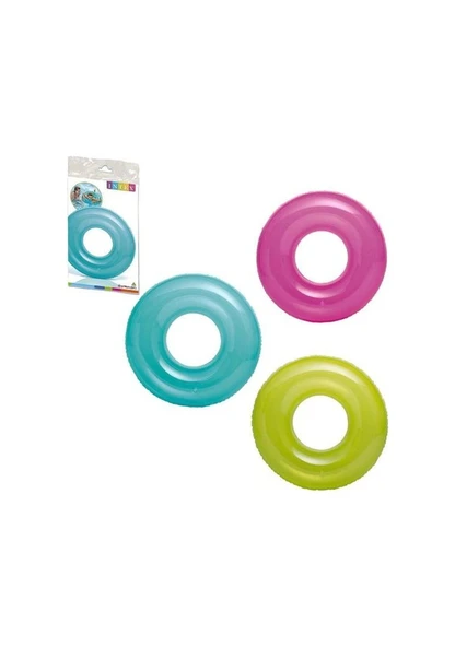Intex Jumbo Şeffaf Simit 76 Cm Can Simidi ürün görseli 1