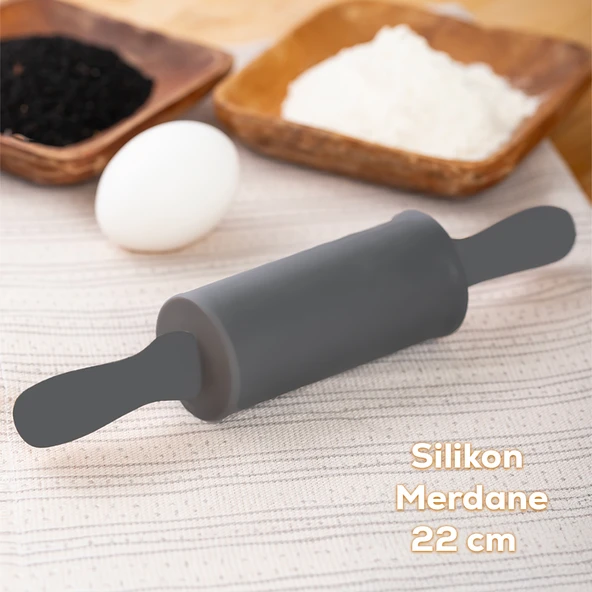 Perotti 15684 Silikon Antrasit Merdane 22cm ürün görseli 1
