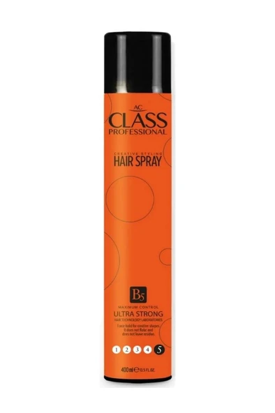 Class Saç Spreyi B5 Ultra Strong Turuncu 400 Ml ürün görseli 1