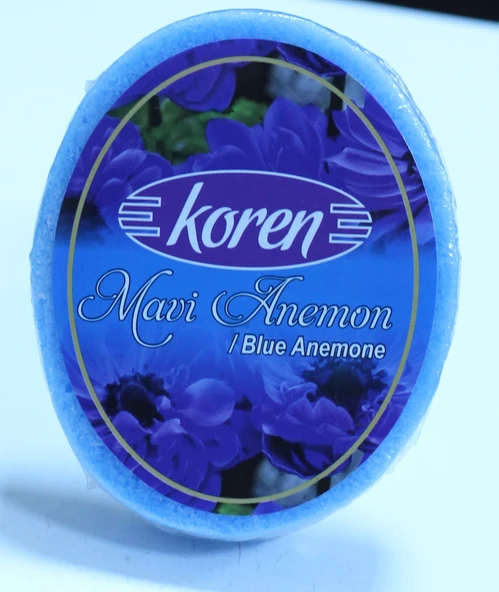 KOREN Mavi Anemon Süngerli Sabun 120g ürün görseli 1