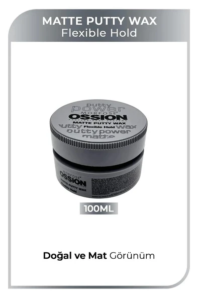 Ossion Wax 100 Ml Matte Putty - Resim 2